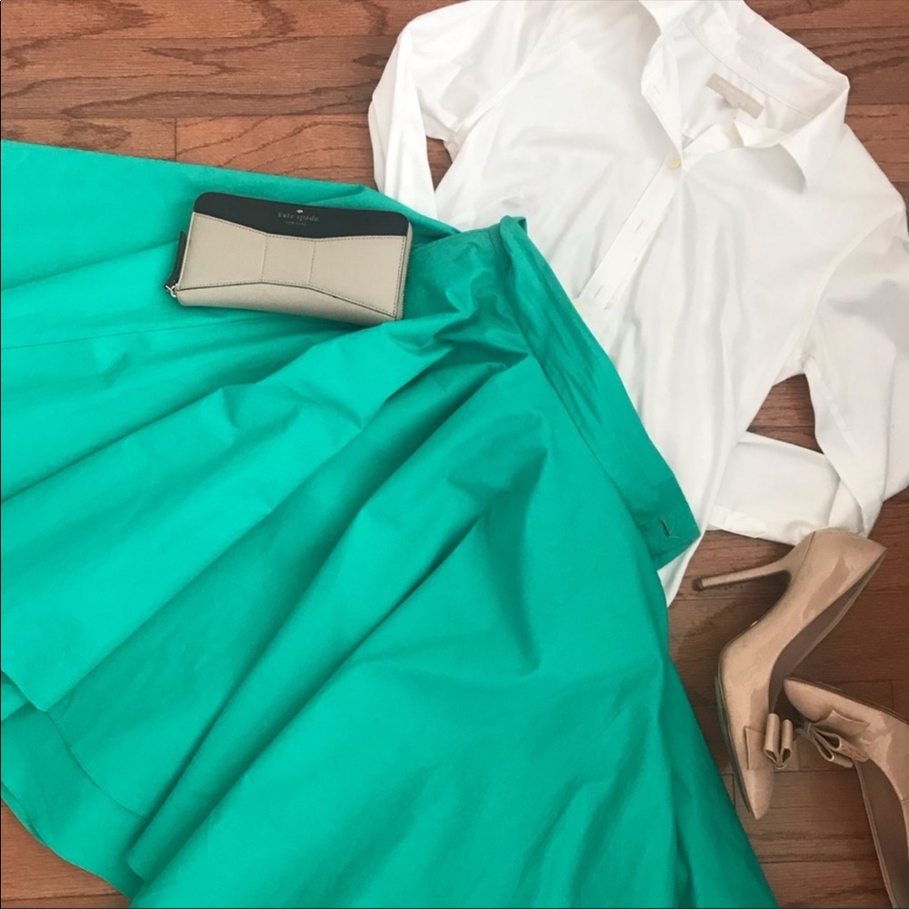 ModCloth Kelly Green Full Skirt